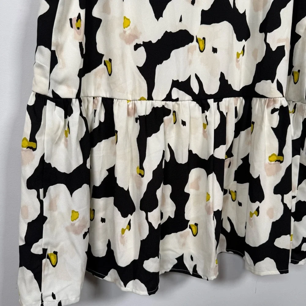 Nine West Button Front Ruffle Hem Dress, Size XL - Picture 7 of 11